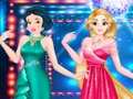 Princesses dress for the royal ball 