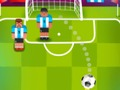 Successful kick in football 