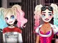 Harley Quinn Hair and Makeup Studio 
