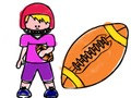 Football Coloring Book 