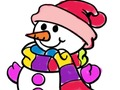 Winter coloring book 