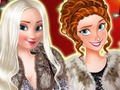 Fashionable evening with the royal sisters 