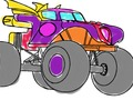 Monster Truck Coloring Book 