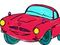 Racing Cars Coloring Book 