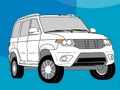 Russian Cars Coloring Book 