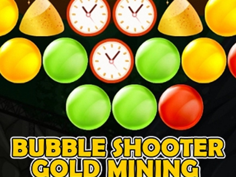 Bubble Shooter Gold Mining 