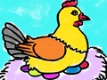 Chicken Coloring Book 