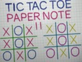Tic Tac Toe Paper Note II 
