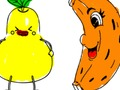 Back To School: Fruits Coloring 