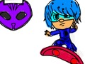 Back To School: Mask Boy Coloring 