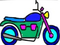 Back To School: Motorbike Coloring 