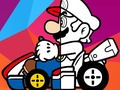 Mario Driving Coloring Book 