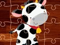 Cartoon Farm Animals Puzzle 