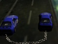 Chained Impossible Driving Police Cars 