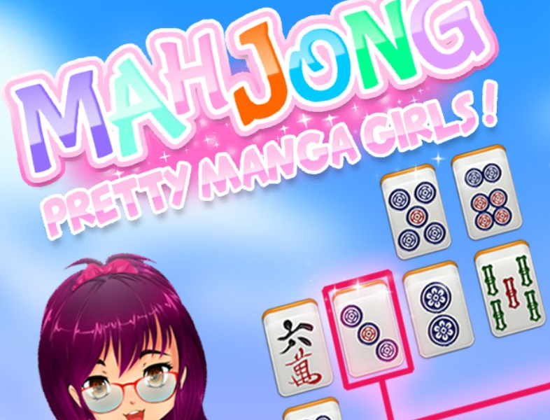 Mahjong Pretty Manga Girls 