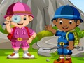 Kids Camping Hidden Stars 