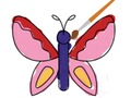 Pretty Butterfly Coloring 
