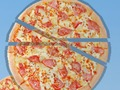 Cut the pizza 