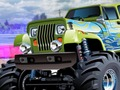 Monster Truck Beach Surfing 