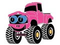 Happy Trucks Coloring 