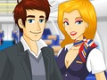Air Hostess Kissing 