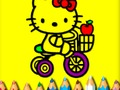 Back To School: Sweet Kitty Coloring 