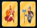 Spartan And Viking Warriors Memory 