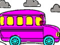 School Bus Coloring Book 