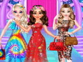 Princesses Different Style Dress Fashion 
