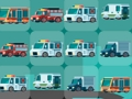 Big Luggage Trucks Match 3 