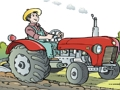 Cartoon Tractor Puzzle 
