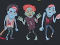 Zombies and Skeletons Coloring 