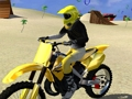 Motorcycle Beach Stunt 