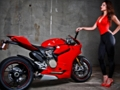 Motorcycle And Girls Slide 