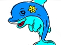 Dolphin Coloring Book 