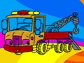 Tow trucks coloring book 