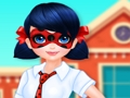 Dotted Girl Back to School 