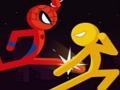 Police Stick Man Wrestling Fighting 