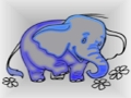 Baby Elephant Coloring 