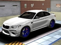 Drifting in a sports car 