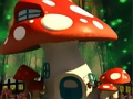 Funny Mushroom Houses Jigsaw 