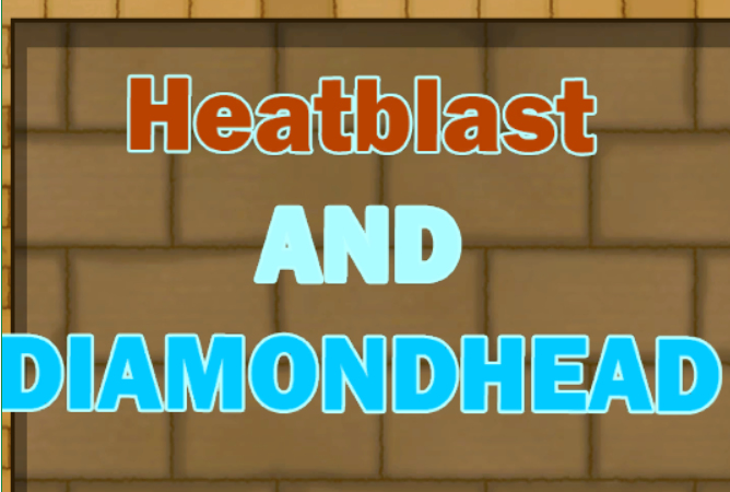 Heatblast and diamondhead 