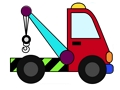 Coloring Book: Excavator Trucks 
