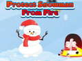 Protect Snowman From Fire 