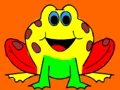 Back To School: Frog Coloring Book 