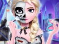 Elsa's Halloween Party Tattoo 