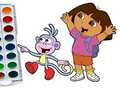 Dora The Explorer Coloring Book 