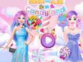 Barbie and Elsa in Candyland 