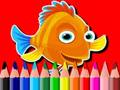 Back To School: Fish Coloring Book 