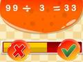 True and False Math Game 
